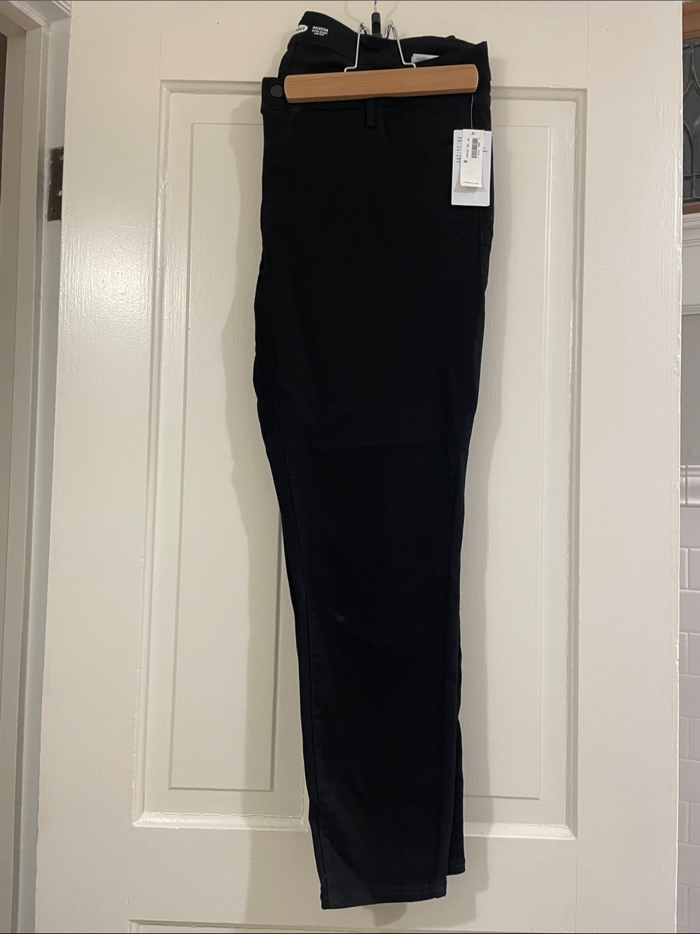 Old Navy Women's Low-Rise Rockstar Skinny Jeans - Black